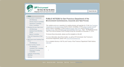 Desktop Screenshot of commission.sfenvironment.org